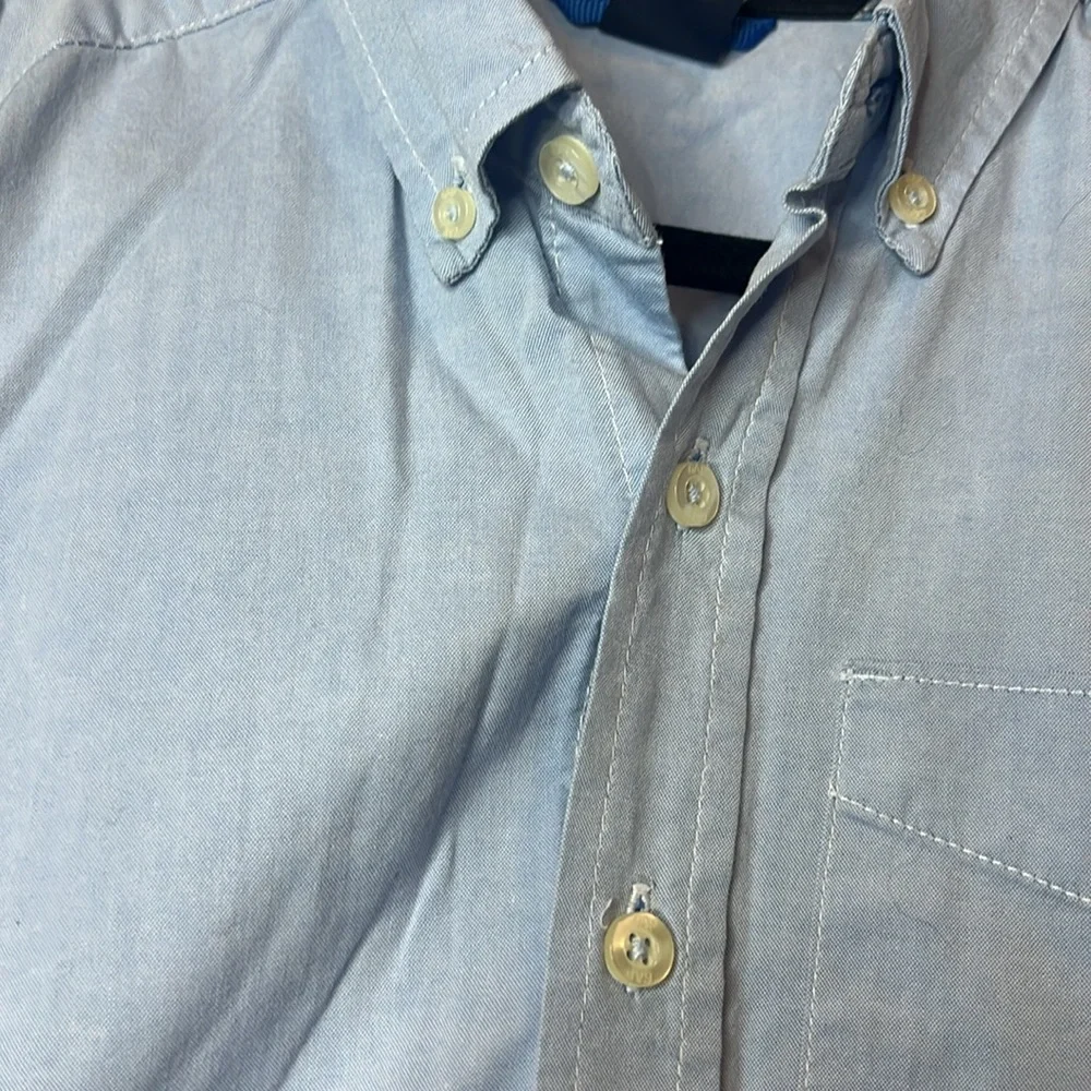 Gap Kids Formal Light‎ Blue Button Up Long Sleeve Dress Shirt Boys Size Small